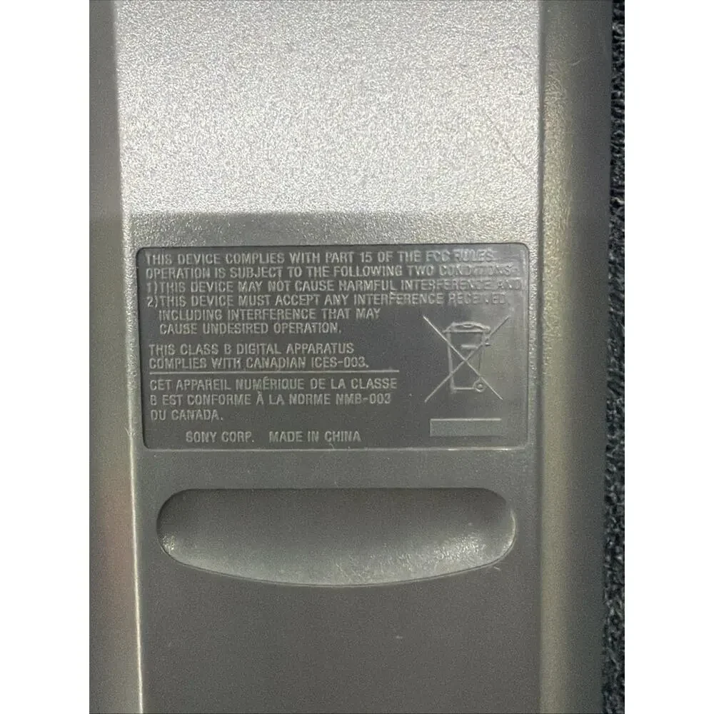 Sony Remote Control Silver for AV System RM-ADP002 Model MPN RM-ADP002